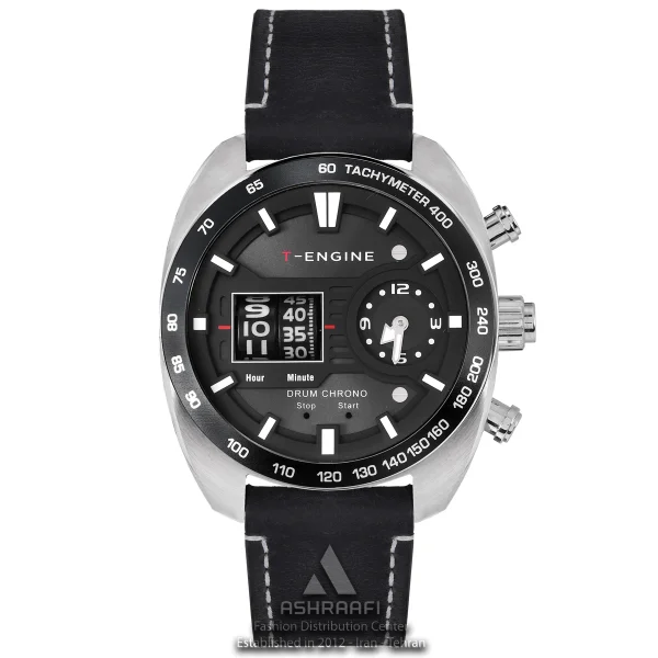 ساعت مردانه تی انجین T-Engine Drum Chrono 3945-KKS
