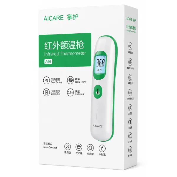 تب سنج لیزری غیر تماسی AICARE مدل A66 کد 22600076