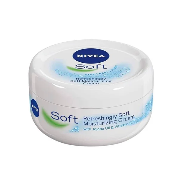 کرم نیوا سافت Nivea Soft دست و صورت و بدن حجم 300میل 61200004