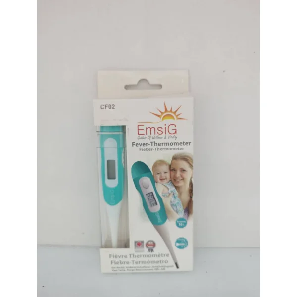 تب سنج نوزاد رنگ ابی سفید برند emsic کد 22600104