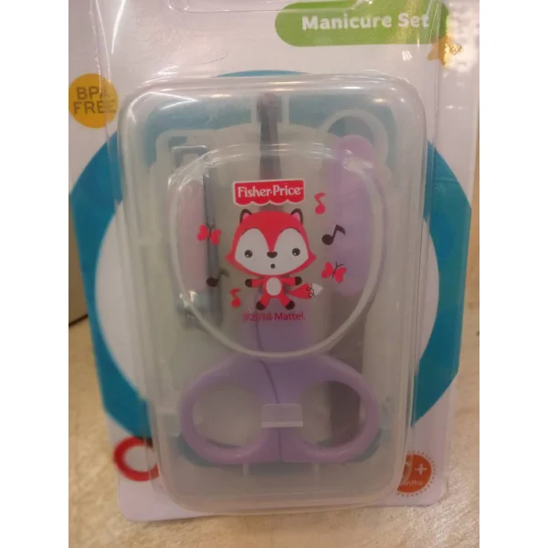 ست مانیکور بچگانه fisher price طرح روباه رنگ بنفش  کد 1-22600338