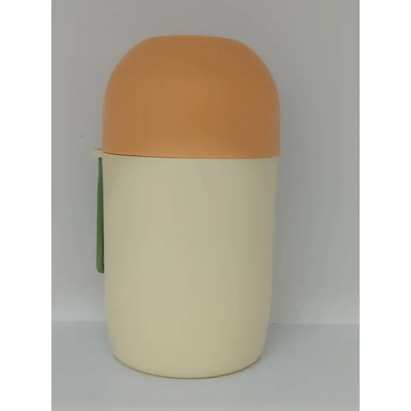 فلاسک غذا کودک سایز بزرگ رنگ نارنجی/شیری کد 1-22600239