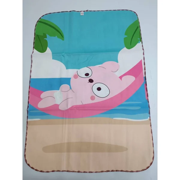 زیر انداز تعویض نوزاد مخمل دو رو   برند best baby  کد2-22600637