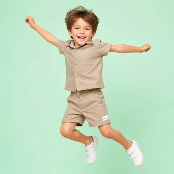 شومیز و شلوارک پسرانه (18 ماه تا 7 سال) کد 030221