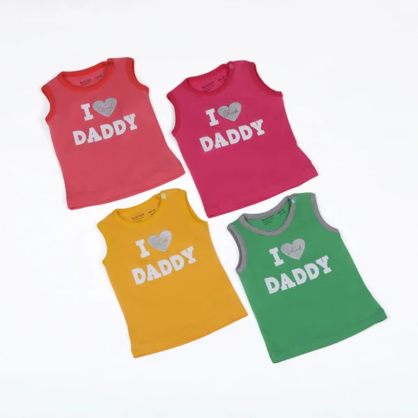 تاپ طرح I Love Daddy نوزاد دختر (0 تا 9 ماه) کد 629322