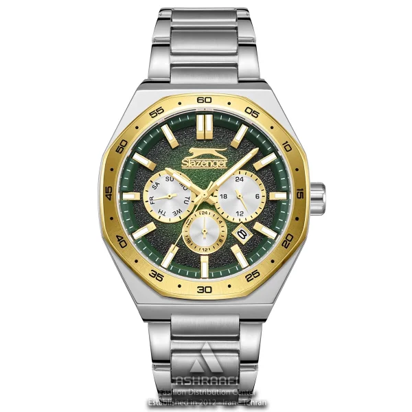 ساعت اسلازنجر صفحه سبز Slazenger SL.09.2340.2.05