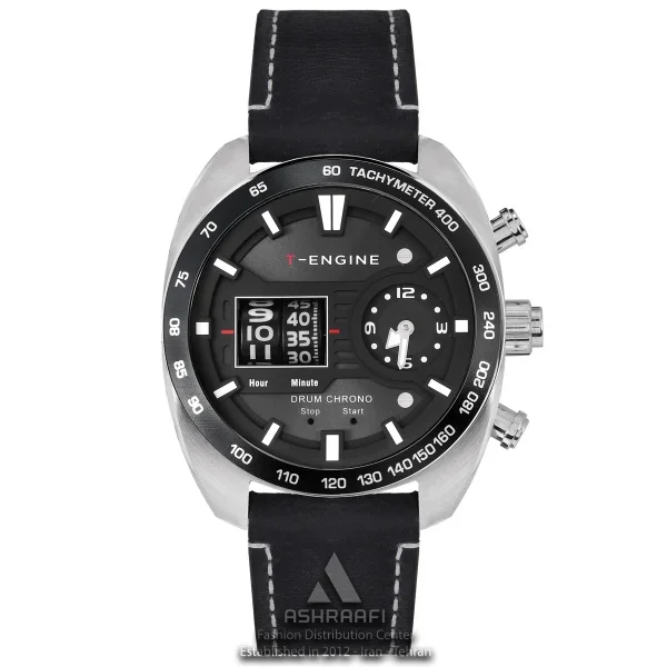 ساعت مردانه تی انجین T-Engine Drum Chrono 3945-KKS