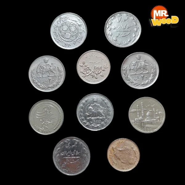 مجموعه نفیس و کلکسیونی از سکه های کمیاب جمهوری و پهلوی