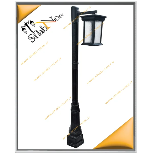 چراغ حیاطی تک شعله مدل روناک (فلزی)