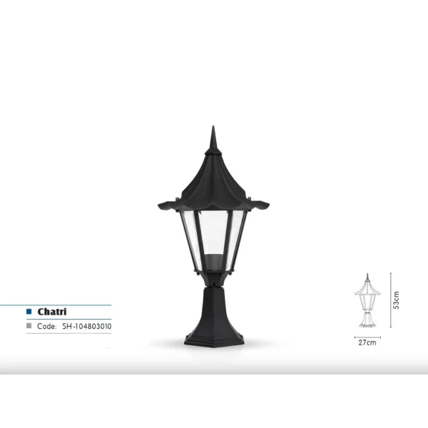 چراغ حیاطی مدل چتری سردری