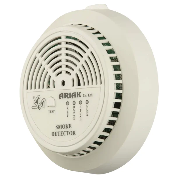 دتکتور دود 220 ولت موضعی باتری خور آریاک مدل ASZ-220