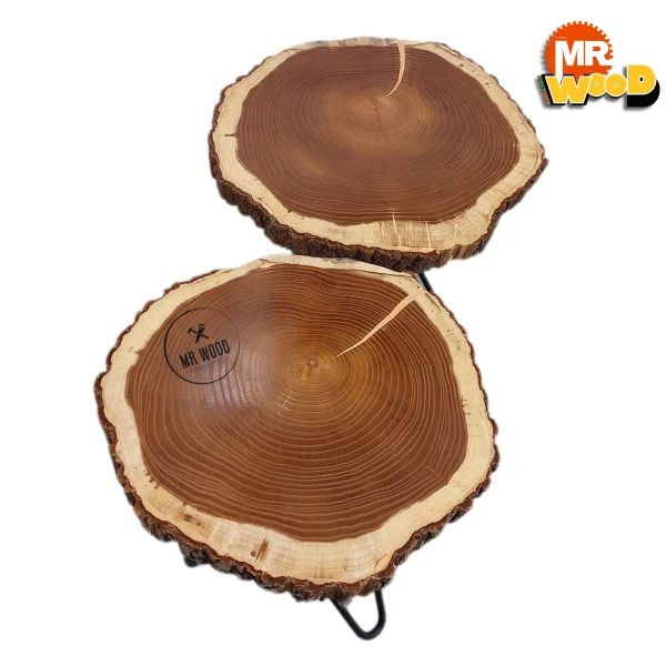 ست میز جلومبلی و عسلی مدرن چوبی مدل روستیک
