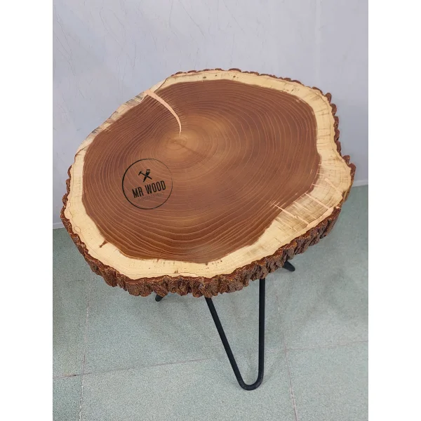 ست میز جلومبلی و عسلی مدرن چوبی مدل روستیک