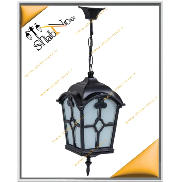 چراغ حیاطی مدل کلبه (دنا) آویز