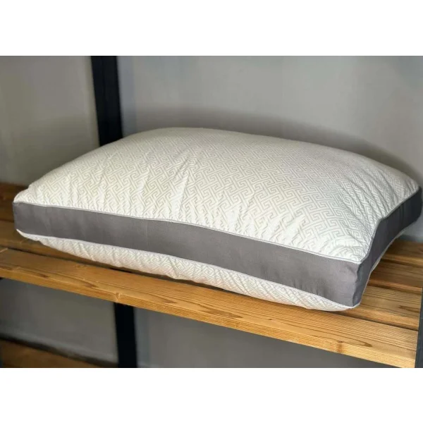 بالش طبی هتلی مدل ورساچه، دیواره دار، الیاف میکروژل، روبالشی نخ پنبه، سایز 50*70 سانتی‌متر