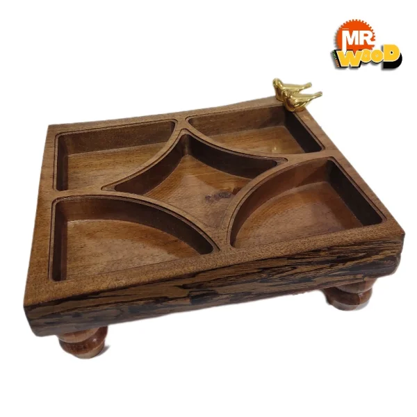 اردوخوری چوبی جدید | مدل روستیک | 5 خانه و پایه دار