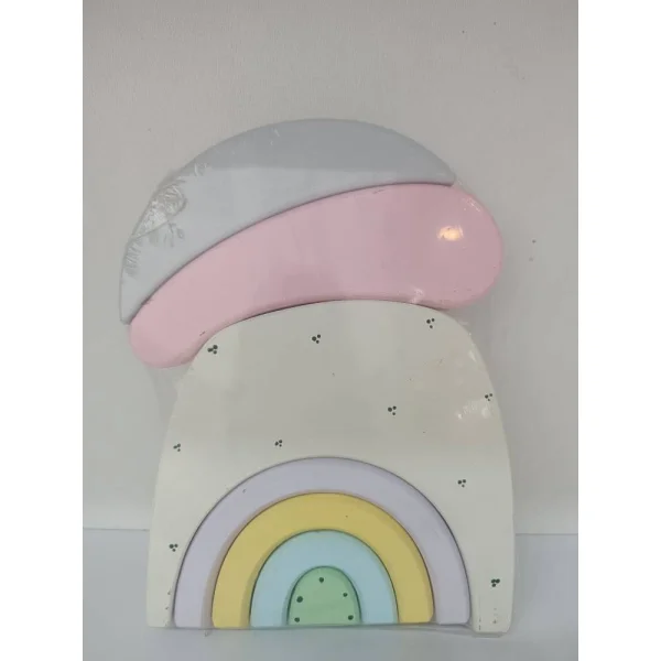 سازه چوبی طرح قارچ رنگی کد 1-22600047
