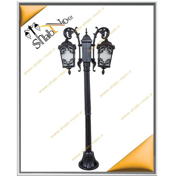 چراغ حیاطی مدل فلاور دو شعله