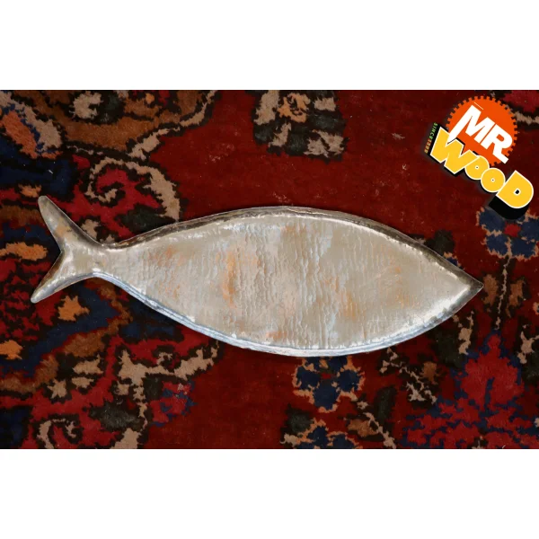 دیس ماهی خوری مسی مدل نمو | چکش دست 