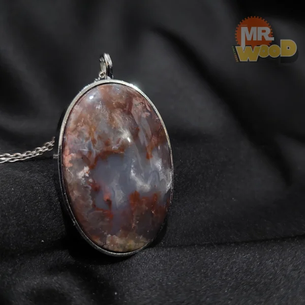 گردنبند عقیق شجر خراسان (سایز درشت)