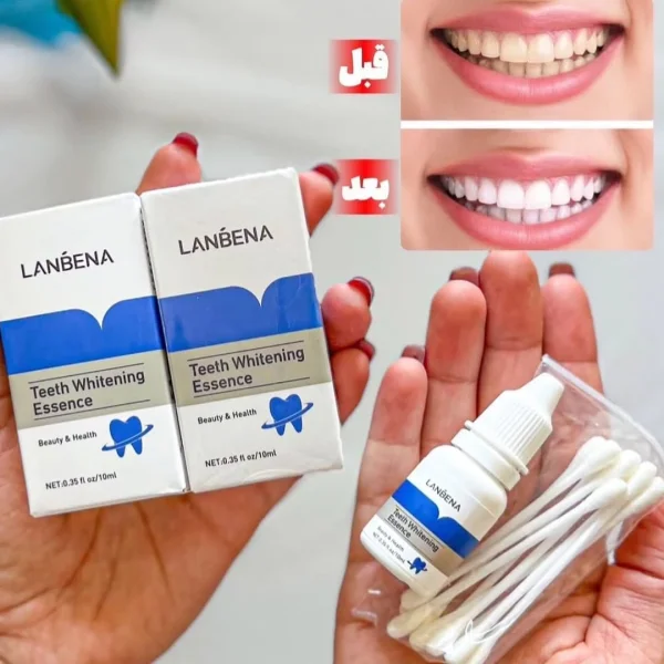 محلول سفید و درخشان کننده دندان لانبنا LANBENA