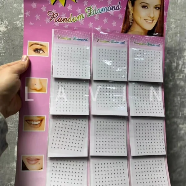 نگین صورت کریستالی ۱۰۰ عددی