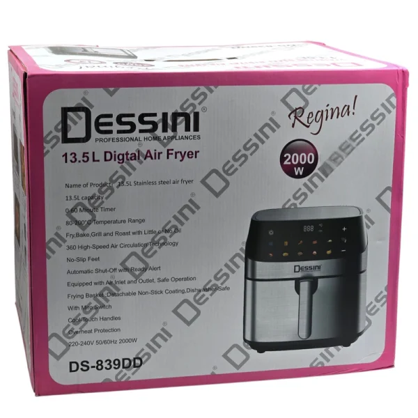 سرخ کن دسینی مدل DS839DD ظرفیت ۱۳.۵ لیتر