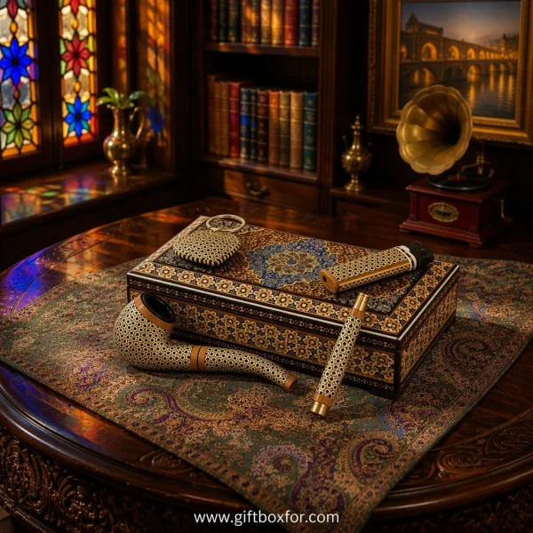 ست هدیه خاتم کاری
