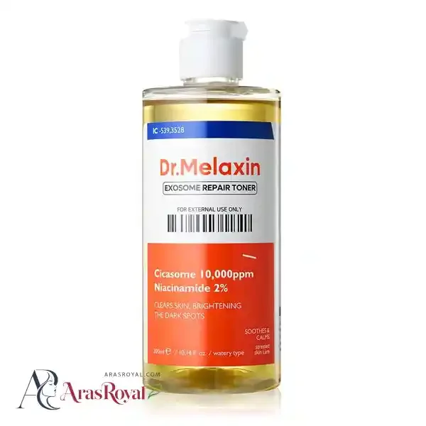 تونر ترمیم کننده صورت دکتر ملاکسین Dr.Melaxin مدل Exosame Repair Toner حجم 300 میل