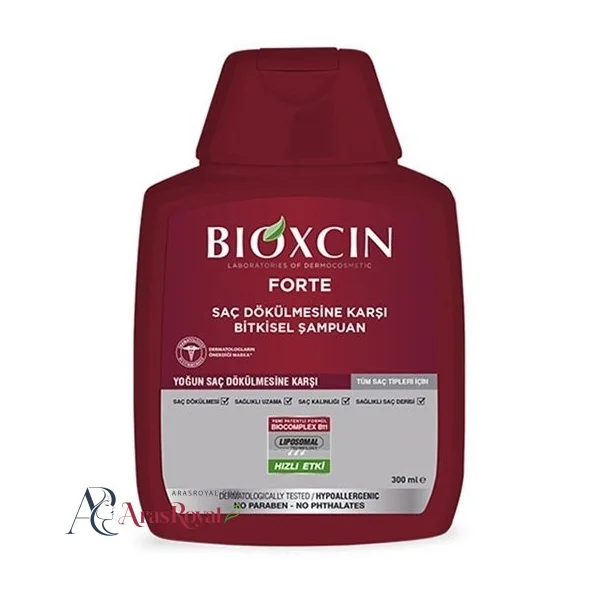 شامپو سر بیوکسین ضد ریزش مدل فورت حجم 300 میل BIOXCIN FORTE DUKULMESINE KARSI