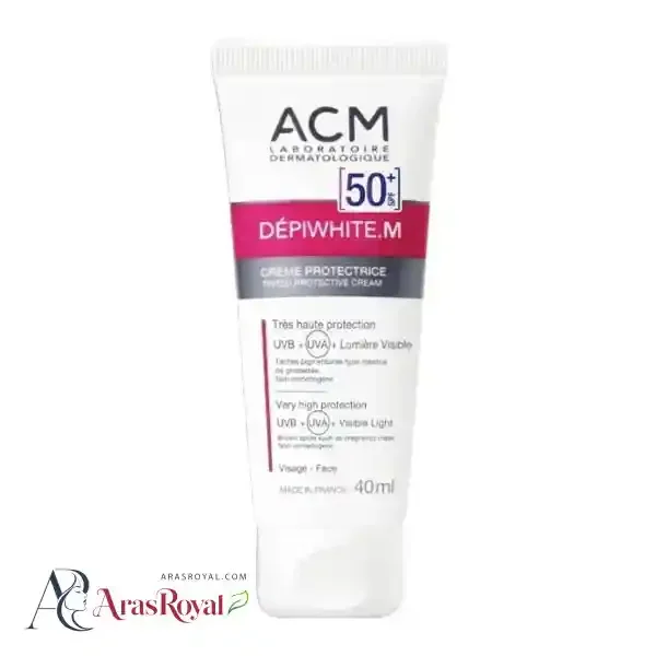 ضد آفتاب ای سی ام ACM مدل Depiwhite حاوی ضد لک و روشن کننده حجم 40 میل