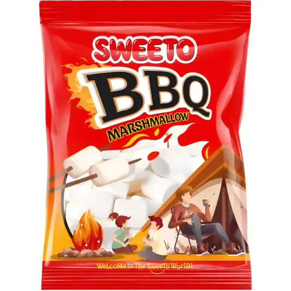 مارشمالو کبابی سوییتو Sweeto BBQ Marshmallow وزن 250 گرم