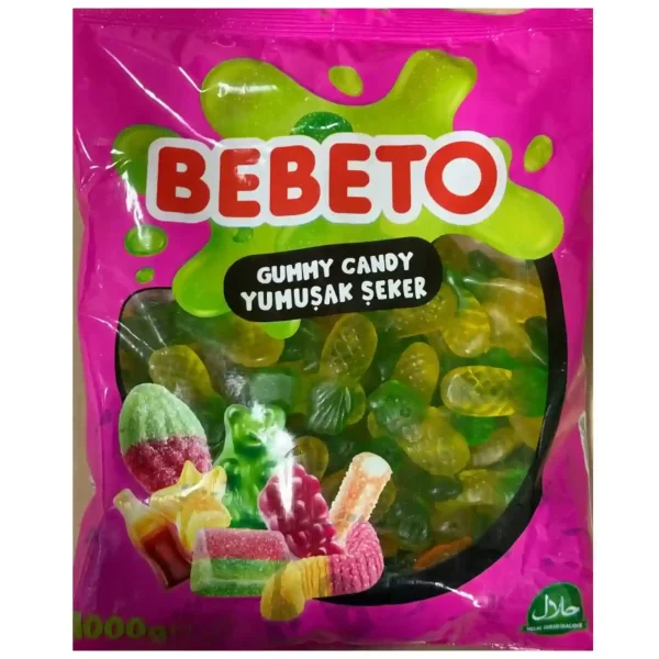پاستیل ببتو با طرح آناناس Bebeto بسته یک کیلویی
