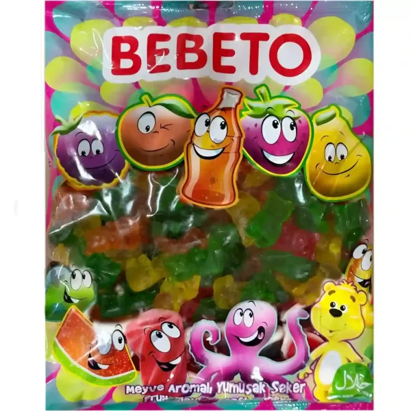 پاستیل ببتو مدل خرسی Bebeto بسته 1 کیلویی