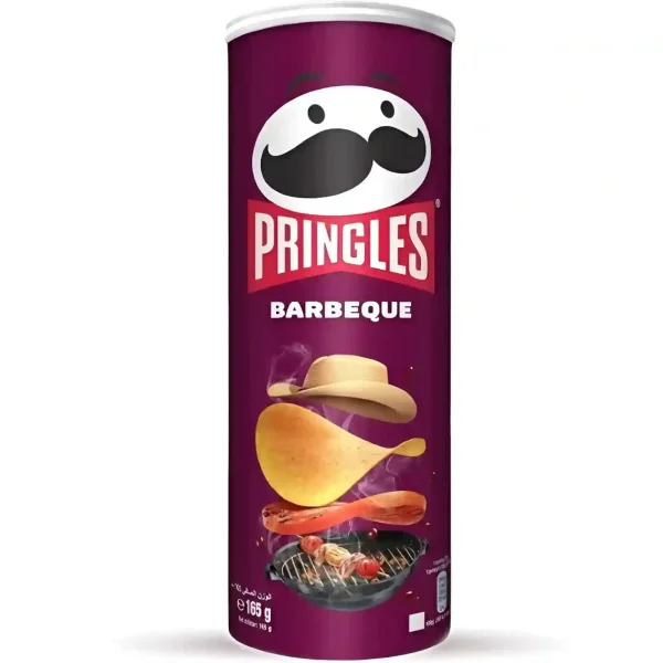 چیپس پرینگلز با طعم باربیکیو Pringles Barbeque وزن 165 گرم