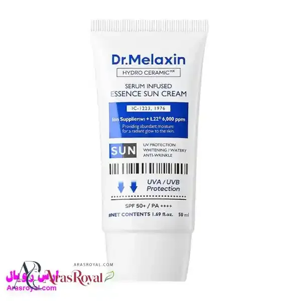 کرم ضد آفتاب آبرسان دکتر ملاکسین Dr.Melaxin مدل Hydro Ceramic حجم 50 میل