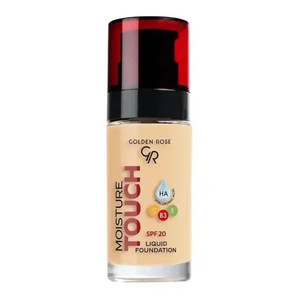 کرم پودر گلدن رز مدل Moisture Touch با SPF20(کد106)