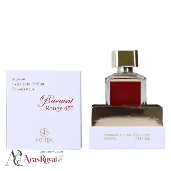 ادکلن ادو پرفیوم ژاکلین JACLIN رایحه باکارات رژ Baracat Rouge 450 (سفید)
