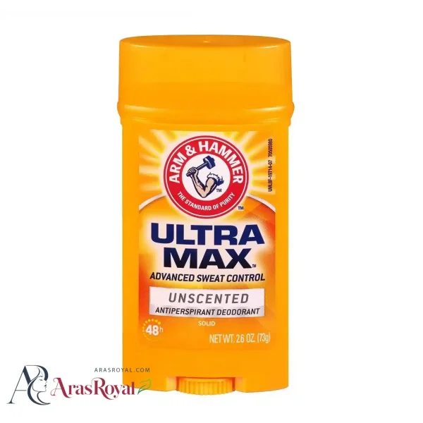 استیک صابونی اولترا مکس آرم اند هامر Arm and Hammer مدل Unscented حجم 73 گرم