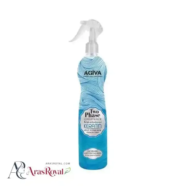 اسپری دوفاز آگیوا Agiva حاوی کراتین حجم 400 میل