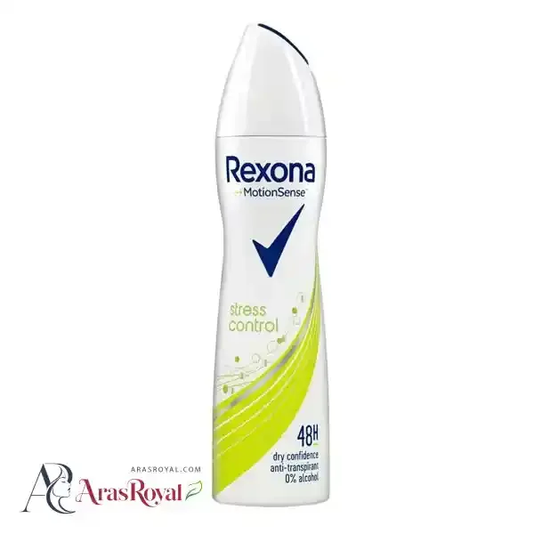اسپری ضد تعریق زنانه رکسونا Rexona مدل Stress Control استرس کنترل ایتالیا حجم 200 میل