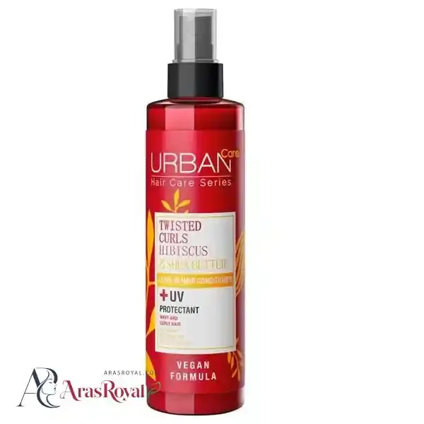 اسپری مو دو فاز اوربن کر Urban Care مو های فر عصاره گل ختمی و شی باتر حجم 200 میل