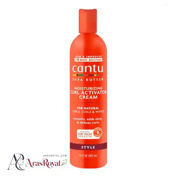 اکتیواتور کنتو Cantu حاوی عصاره شی باتر مدل Moisturizing Curl Activator Cream حجم 355 میل