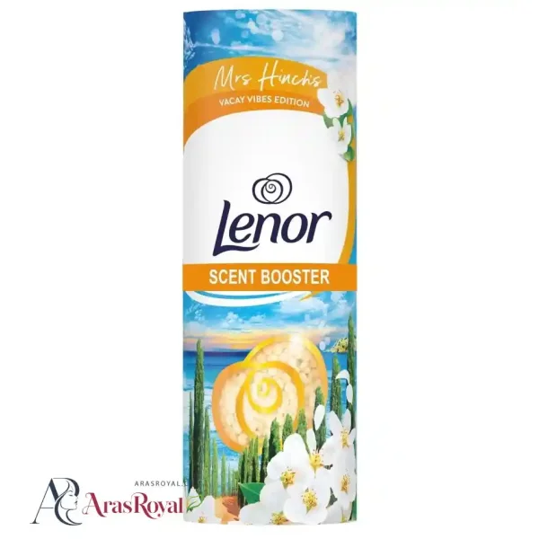 دانه های خوشبو کننده لباس لنور Lenor رایحه Orange Blossom And Coastal Cypress (شکوفه پرتقال) حجم 176 گرمی