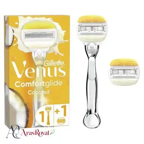 ست دسته و دو عدد یدک خودتراش زنانه ونوس Venus Olay پنج لبه