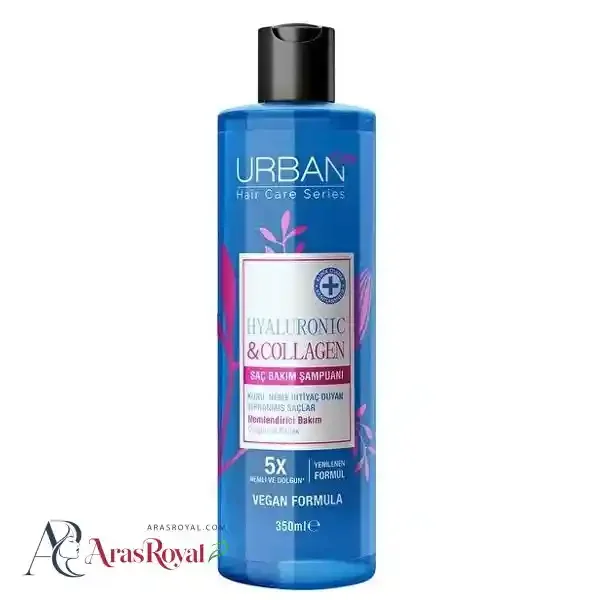شامپو آبرسان اوربن کر Urban Care حاوی هیالورونیک اسید و کلاژن حجم 350 میل