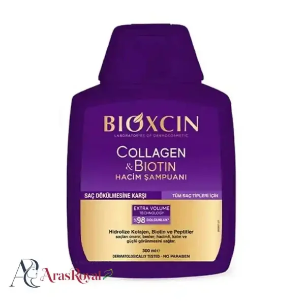شامپو بیوکسین BIOXCIN حاوی کلاژن و بیوتین حجم 300 میل