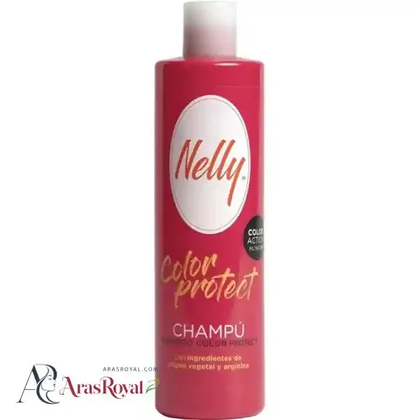 شامپو تثبیت کننده رنگ مو نلی Nelly مدل Color Protect حجم 400 میل