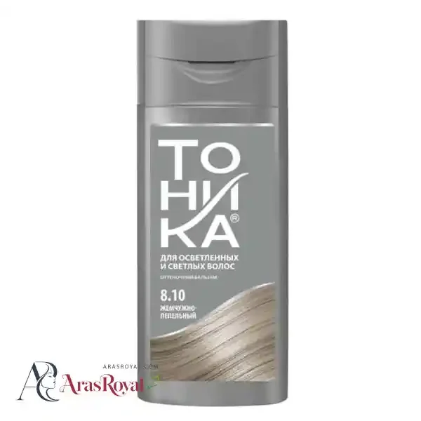 شامپو رنگ تونیکا Tohnika رنگ خاکستری مرواریدی شماره 8.10 حجم 150 میل