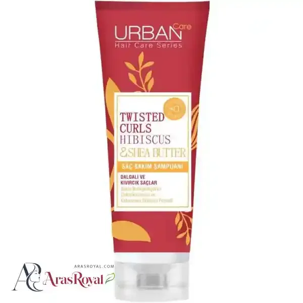 شامپو مناسب مو های فر اوربن کر Urban Care عصاره گل ختمی و شی باتر حجم 250 میل